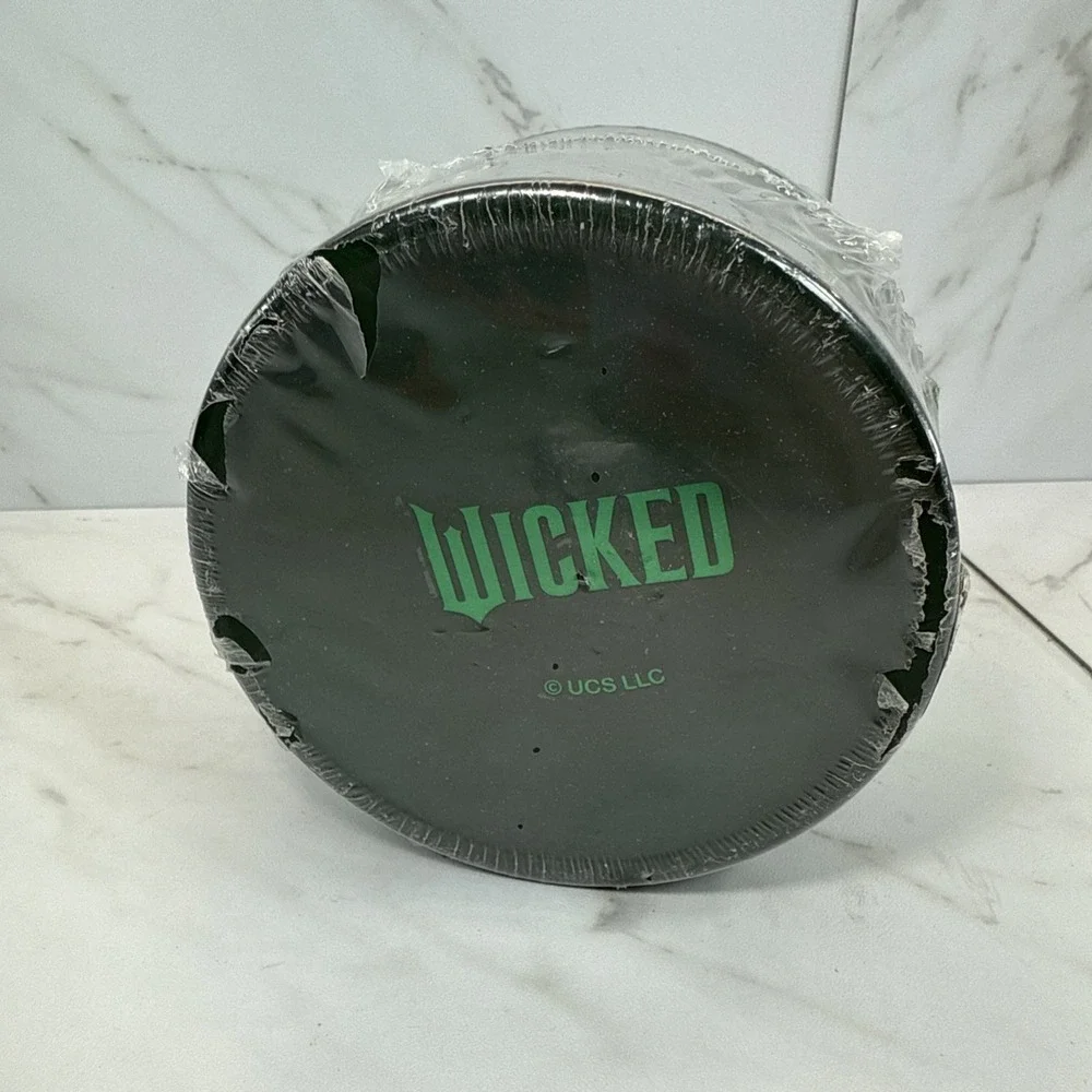 Wicked✨Elphaba✨Green Bullseye Glass Dome Top✨Decorative Trinket‎ Container